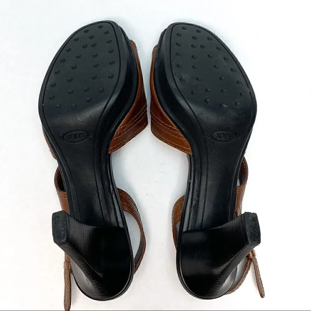 TOD’S Hillary Mod Chelsea Open Toe Sandals - Picture 5 of 6